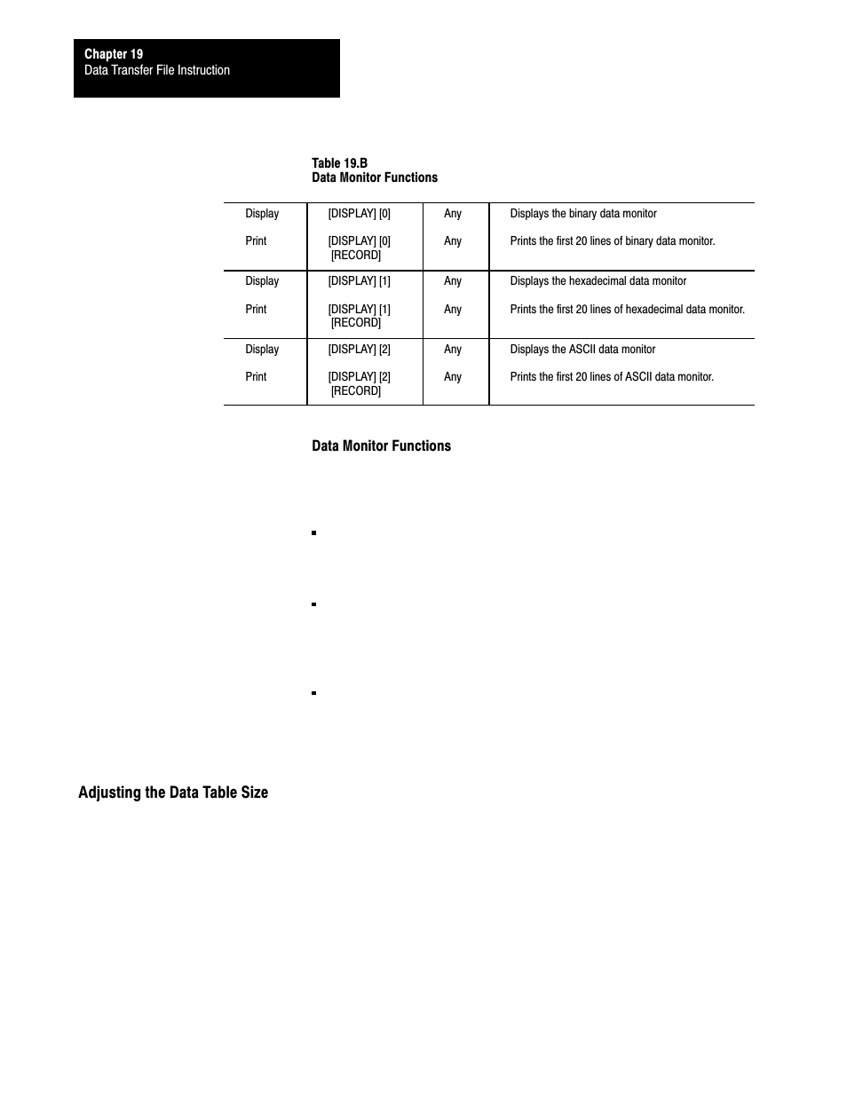 19ć18 | Rockwell Automation 1772-L8_LW_LWP_LX_LXP,D17726.5.8 User Manual User Manual | Page 310 / 490