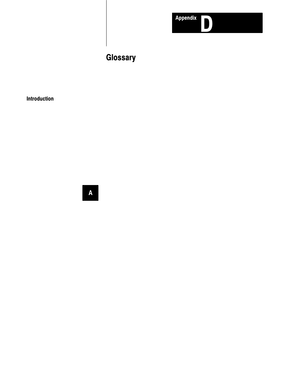 D - glossary, Glossary | Rockwell Automation 1772-L8_LW_LWP_LX_LXP,D17726.5.8 User Manual User Manual | Page 420 / 490