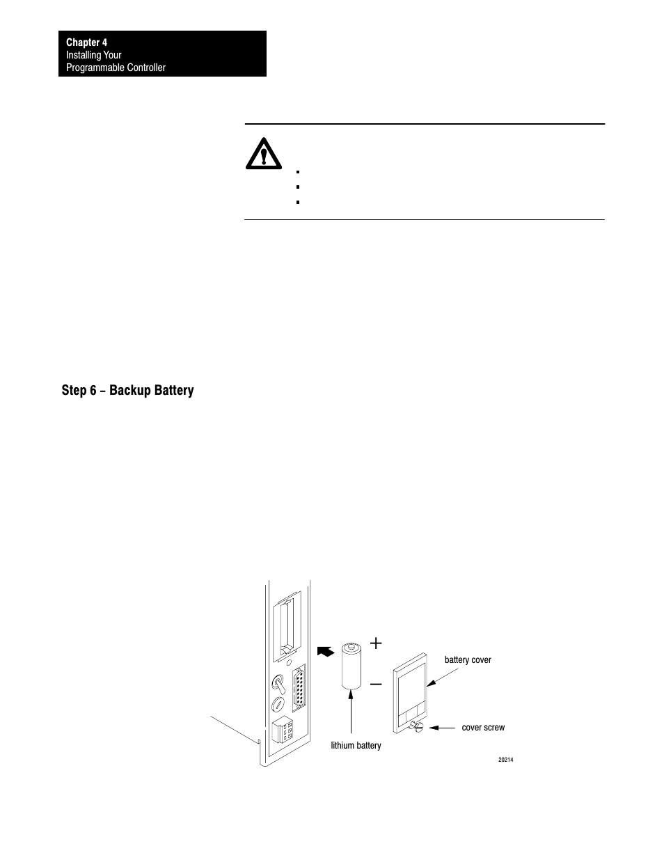 4ć28 | Rockwell Automation 1772-L8_LW_LWP_LX_LXP,D17726.5.8 User Manual User Manual | Page 67 / 490