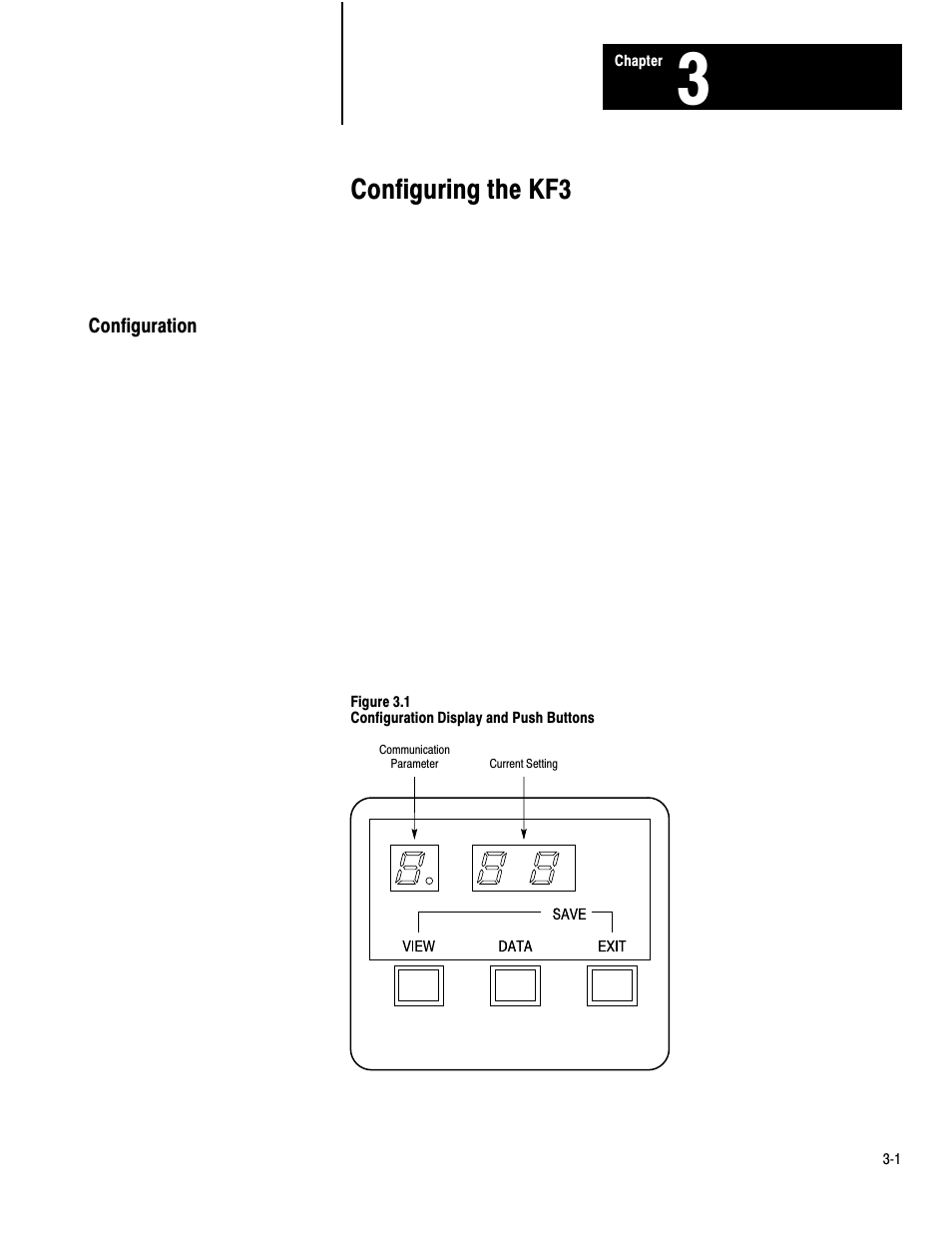 3 - configuring the kf3, Configuration, Configuring the kf3 | Rockwell Automation 1770-KF3 DH-485 Communication Interface User Manual User Manual | Page 24 / 59