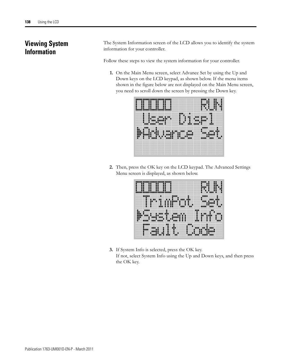 Viewing system information | Rockwell Automation 1763 MicroLogix 1100 Programmable Controllers User Manual User Manual | Page 140 / 256
