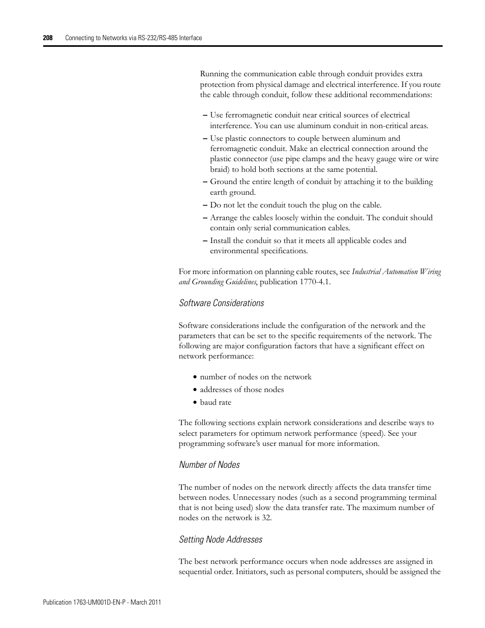 Rockwell Automation 1763 MicroLogix 1100 Programmable Controllers User Manual User Manual | Page 210 / 256