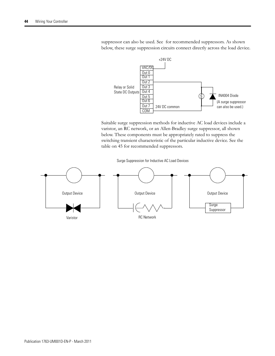 Rockwell Automation 1763 MicroLogix 1100 Programmable Controllers User Manual User Manual | Page 46 / 256