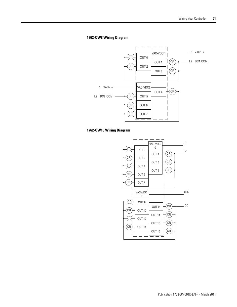 Rockwell Automation 1763 MicroLogix 1100 Programmable Controllers User Manual User Manual | Page 63 / 256