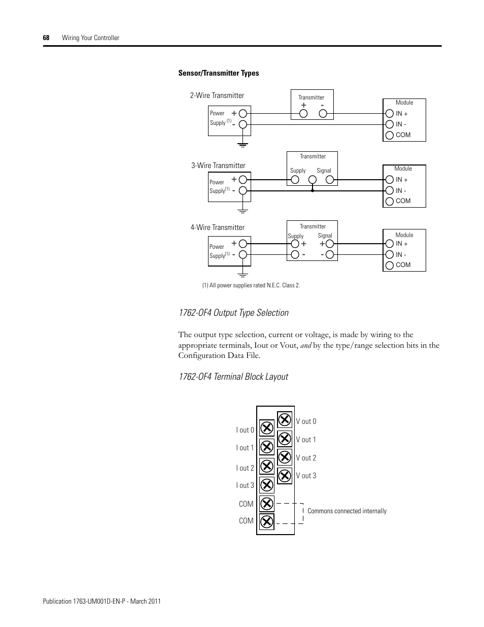 Rockwell Automation 1763 MicroLogix 1100 Programmable Controllers User Manual User Manual | Page 70 / 256