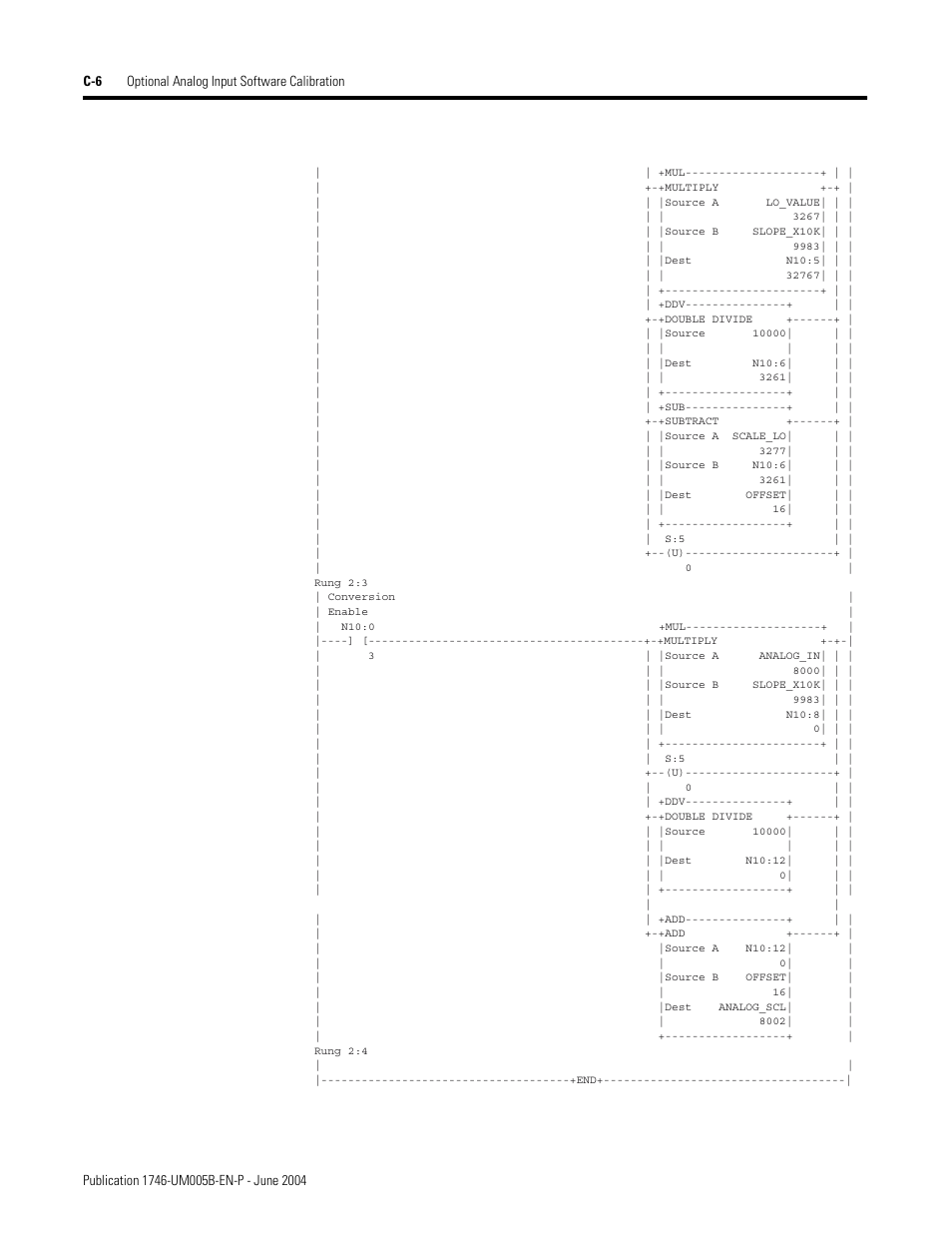 Rockwell Automation 1746-XXXX SLC 500 4-Channel Analog I/O Modules User Manual User Manual | Page 106 / 113