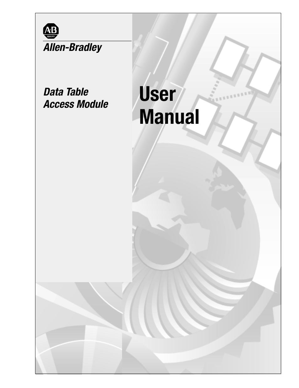 Rockwell Automation 1747-DTAM-E,D17476.1 Data Table Access Module (DTAM) User Manual | 116 pages