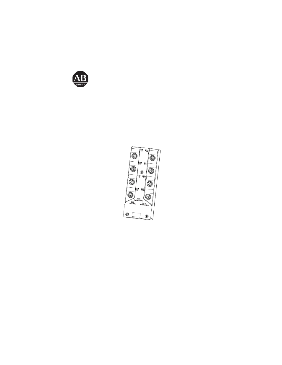 Rockwell Automation 1792D-4BV4D ArmorBlock MaXum 4 Input/4 Output Module with 8 Connectors, Series B I.I. User Manual | 16 pages