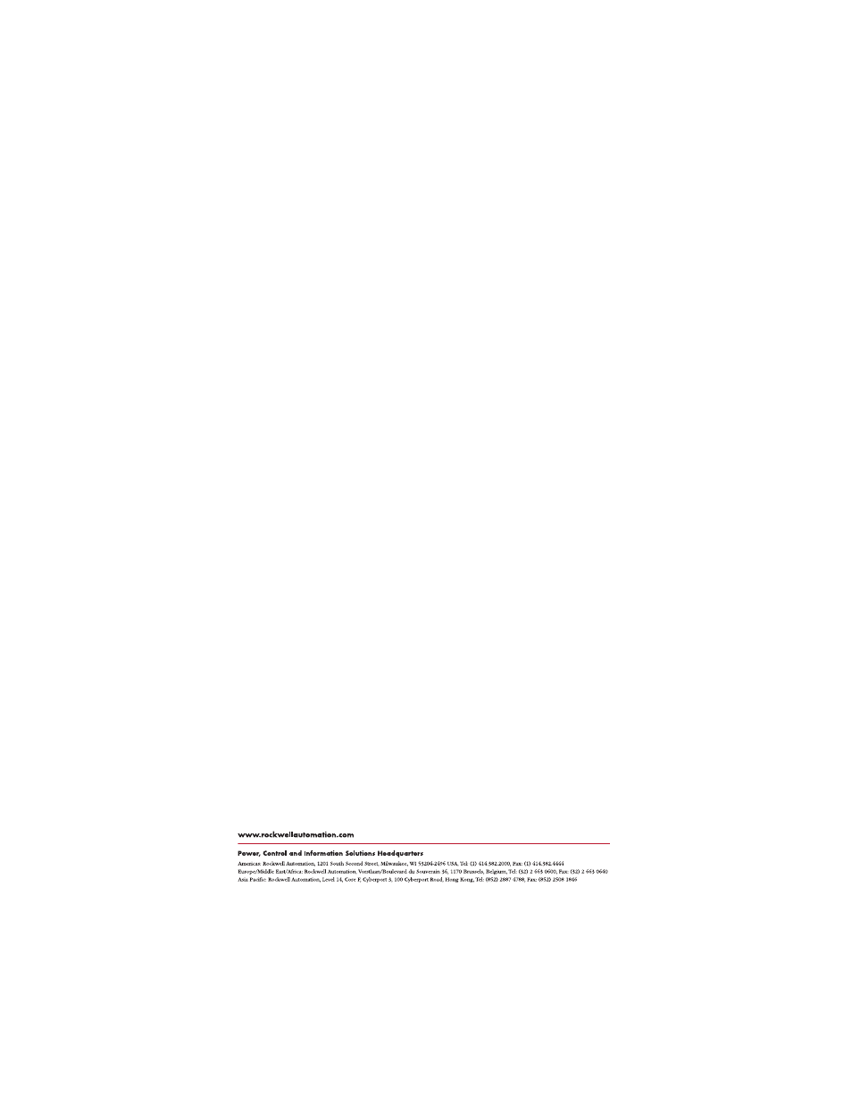 Back cover | Rockwell Automation 1792D-4BV4D ArmorBlock MaXum 4 Input/4 Output Module with 8 Connectors, Series B I.I. User Manual | Page 16 / 16