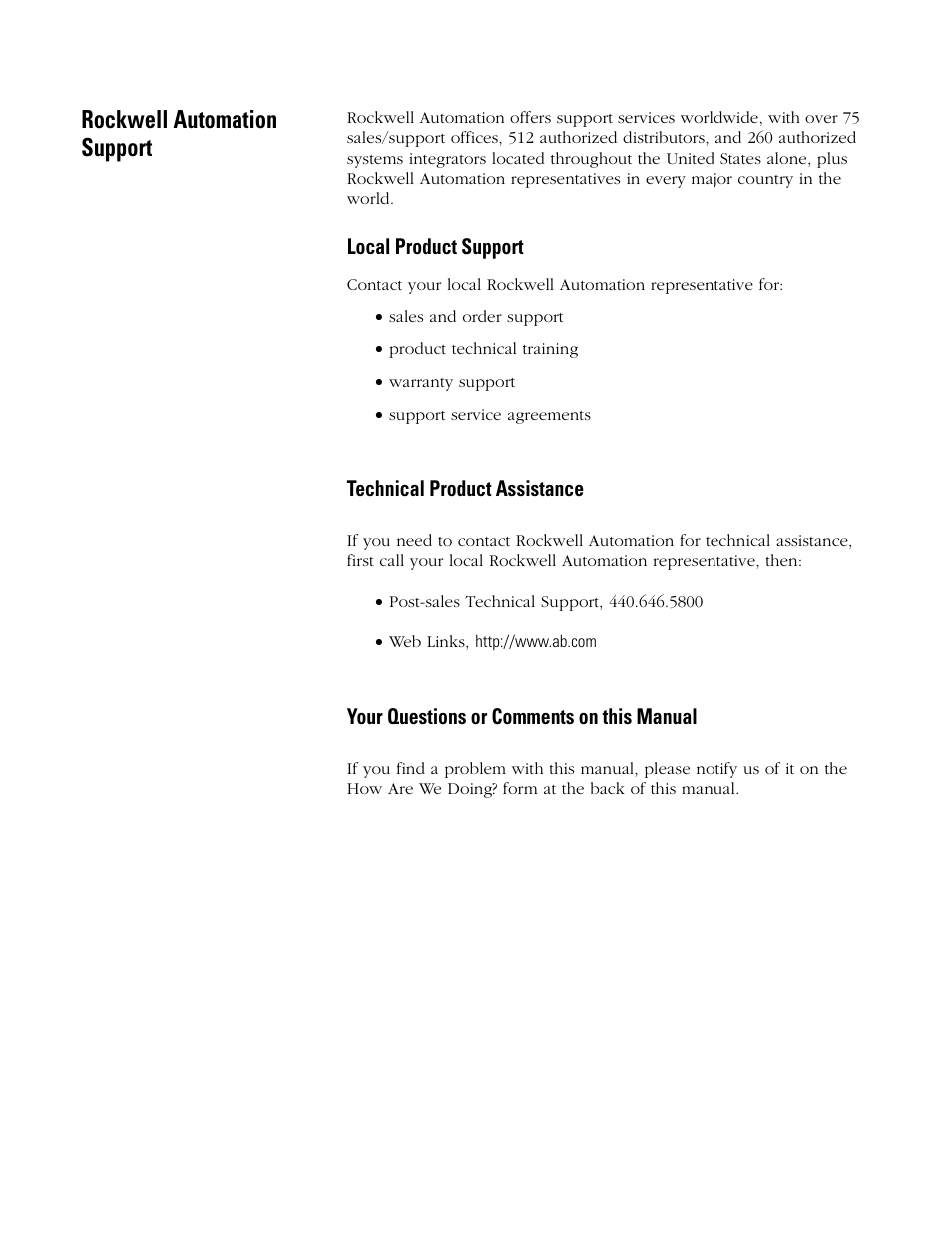 Rockwell automation support | Rockwell Automation 1788-FFCT NI-FBUS Configurator User Manual User Manual | Page 4 / 86