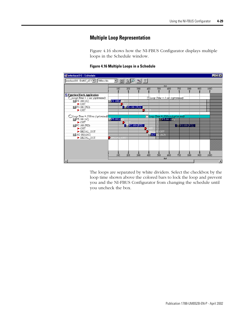 Multiple loop representation -29, Multiple loop representation | Rockwell Automation 1788-FFCT NI-FBUS Configurator User Manual User Manual | Page 57 / 86