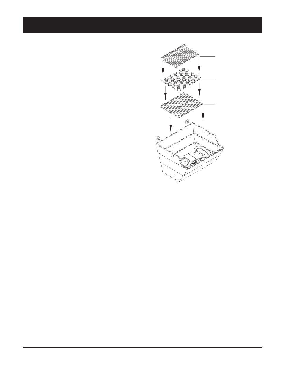 Rill, Ssembly installing racks, Installing char-master briquets | Broilmaster D4-1 User Manual | Page 12 / 24
