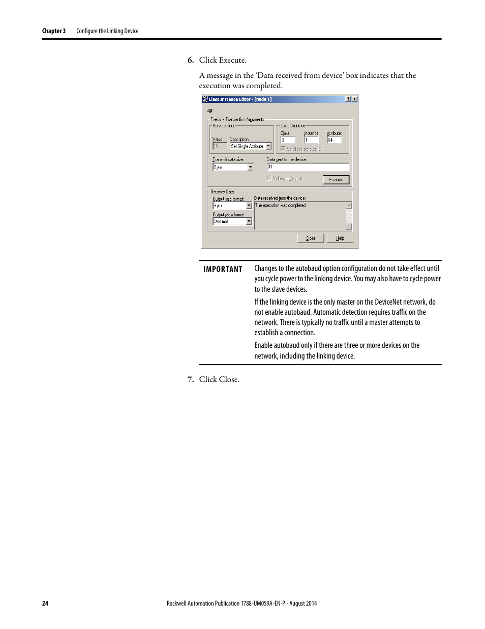 Rockwell Automation 1788-EN2DNR EtherNet/IP to DeviceNet Linking Device User Manual User Manual | Page 24 / 52