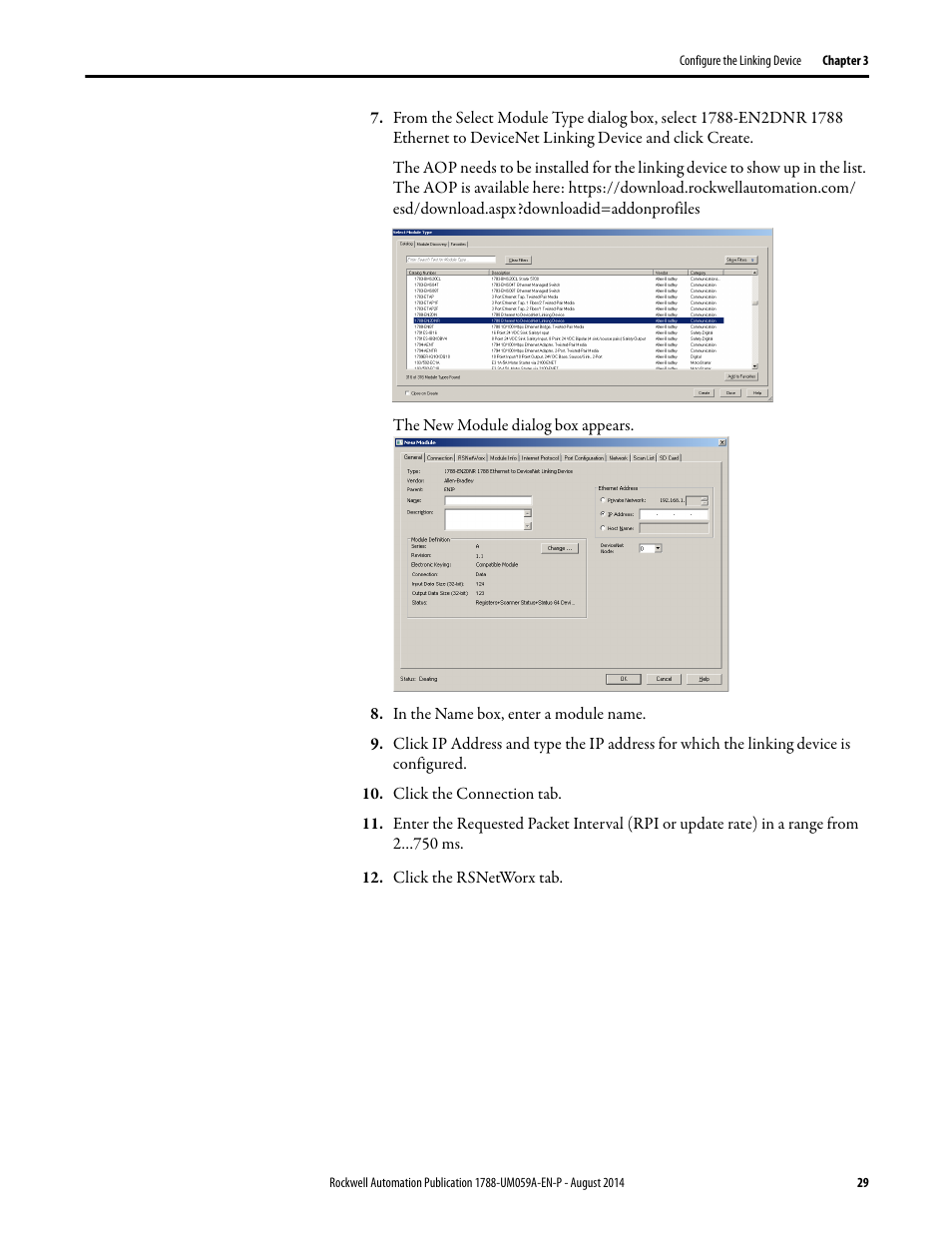 Rockwell Automation 1788-EN2DNR EtherNet/IP to DeviceNet Linking Device User Manual User Manual | Page 29 / 52