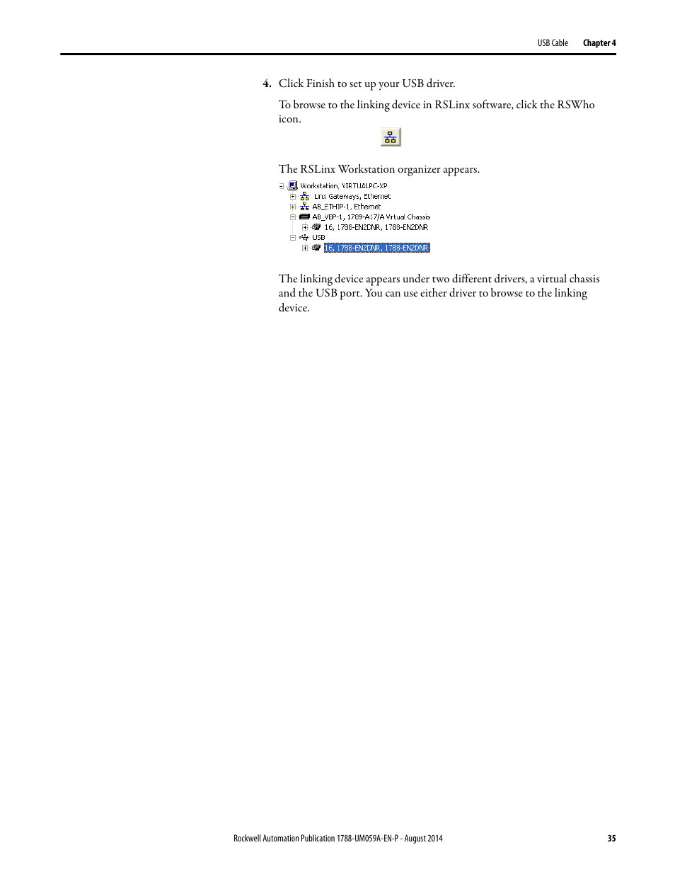 Rockwell Automation 1788-EN2DNR EtherNet/IP to DeviceNet Linking Device User Manual User Manual | Page 35 / 52