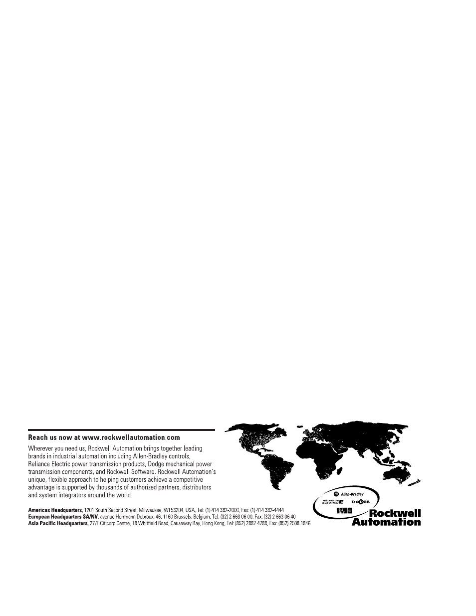 Back cover | Rockwell Automation 1764-RPL-TRM1 MicroLogix 1500 Electrostatic Discharge Sticker Replacement Kit User Manual | Page 2 / 2