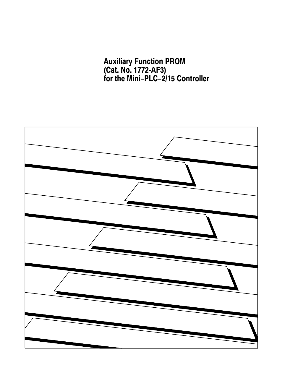 Rockwell Automation 1772-AF3,D17726.5.2 User Manual AUX FUNCT PROM User Manual | 32 pages