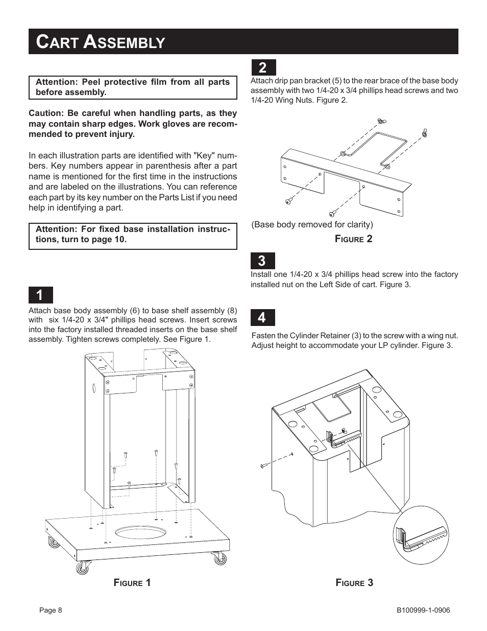 Ssembly | Broilmaster DC2CART-1 User Manual | Page 8 / 12