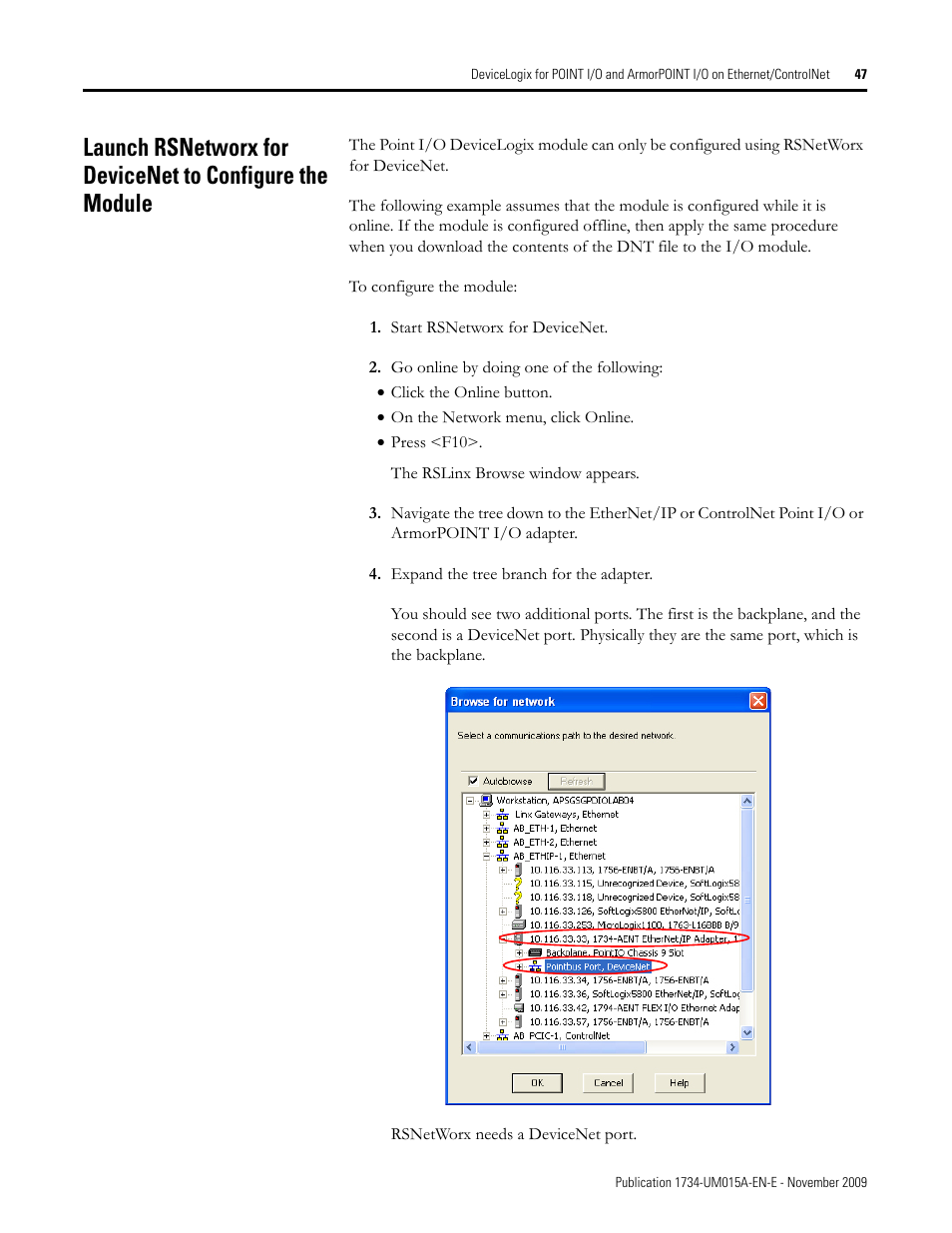 Rockwell Automation 1734-XXXX POINT I/O and ArmorPOINT I/O DeviceLogix User Manual User Manual | Page 49 / 112