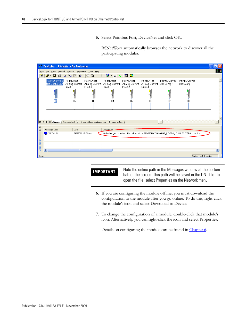 Rockwell Automation 1734-XXXX POINT I/O and ArmorPOINT I/O DeviceLogix User Manual User Manual | Page 50 / 112