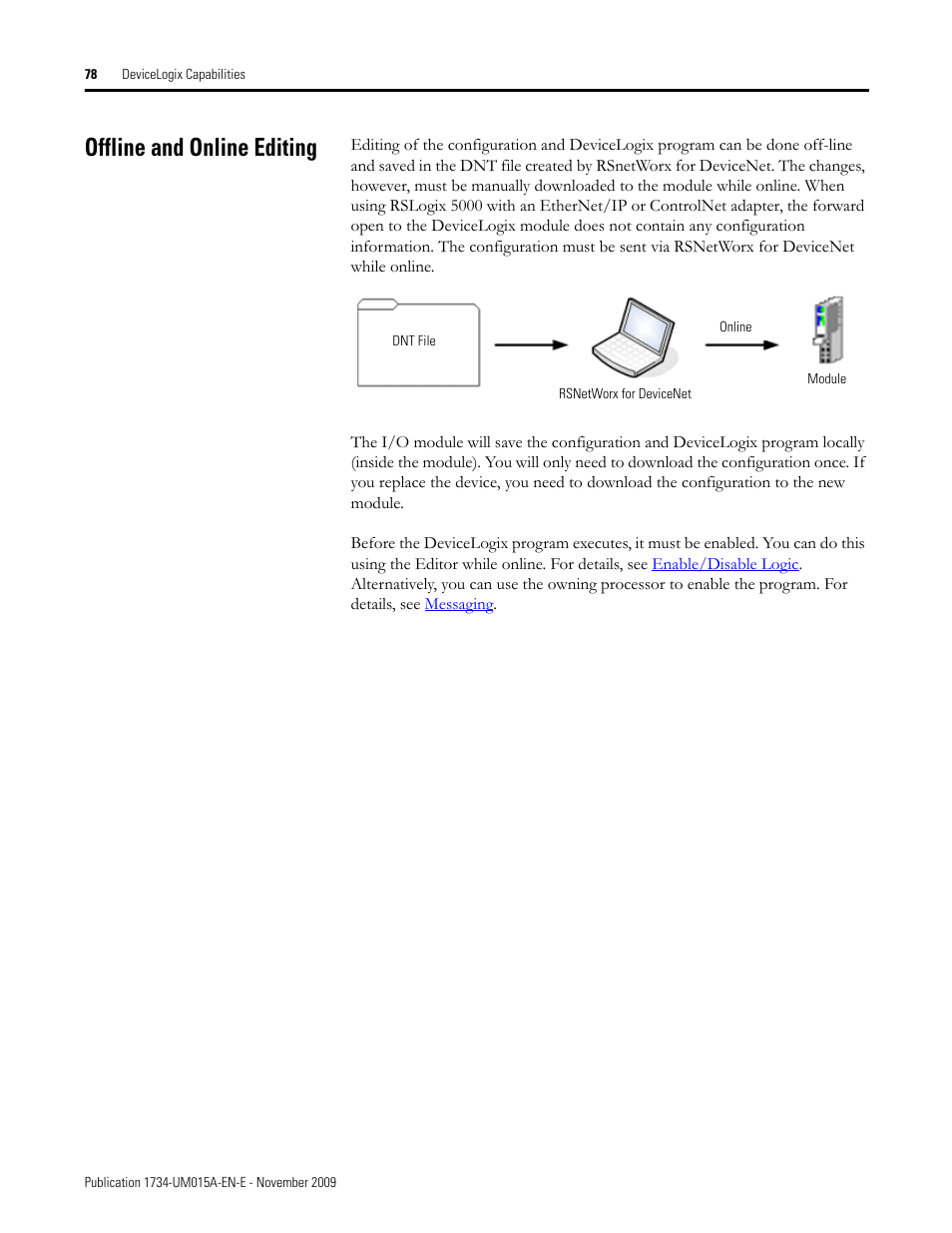 Offline and online editing | Rockwell Automation 1734-XXXX POINT I/O and ArmorPOINT I/O DeviceLogix User Manual User Manual | Page 80 / 112