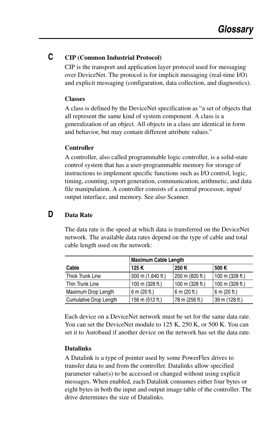 Glossary | Rockwell Automation 1769-SM1 Compact I/O to DPI/SCANport Module User Manual | Page 163 / 176