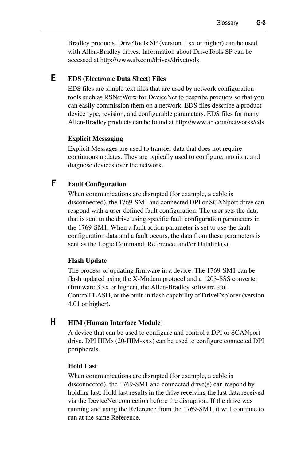 Rockwell Automation 1769-SM1 Compact I/O to DPI/SCANport Module User Manual | Page 165 / 176