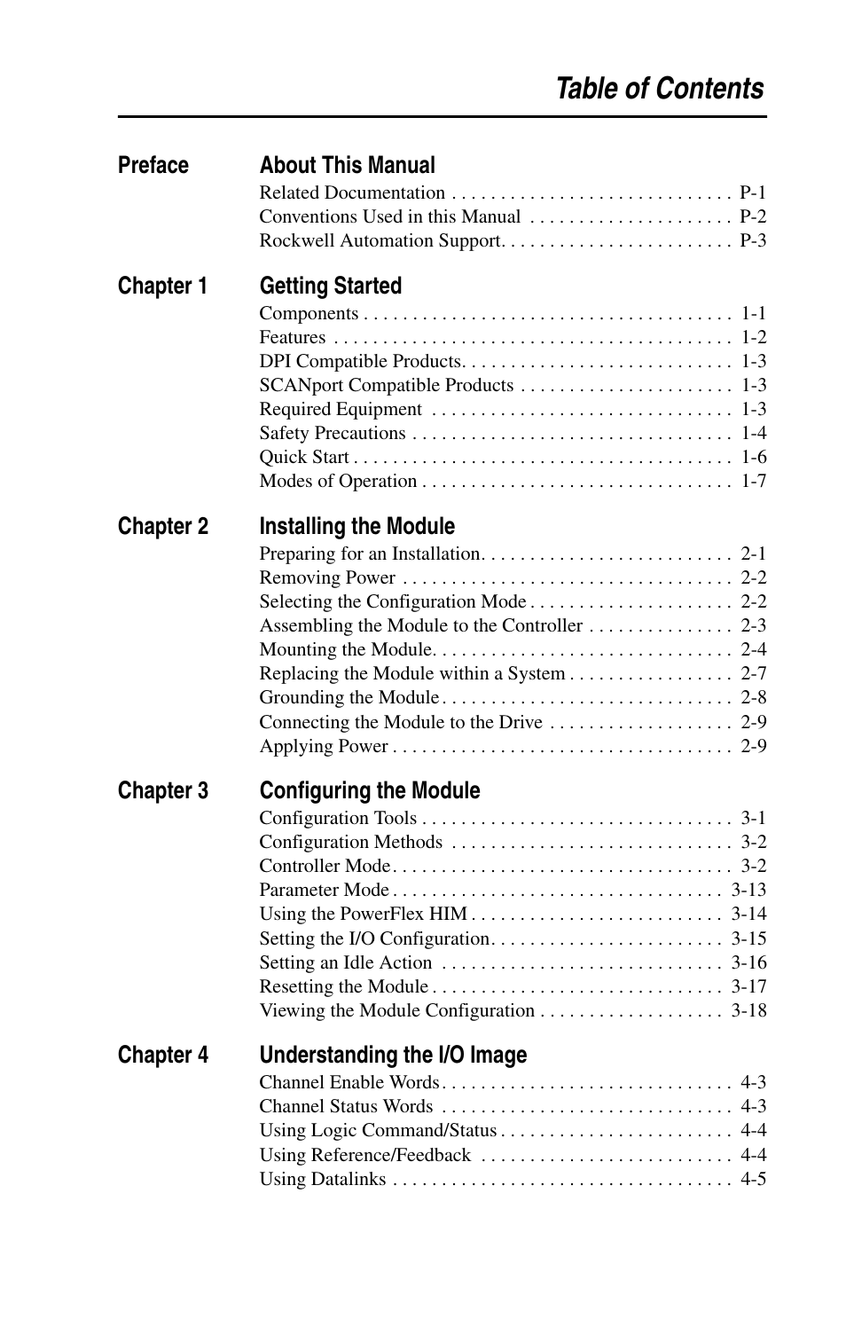 Rockwell Automation 1769-SM1 Compact I/O to DPI/SCANport Module User Manual | Page 5 / 176