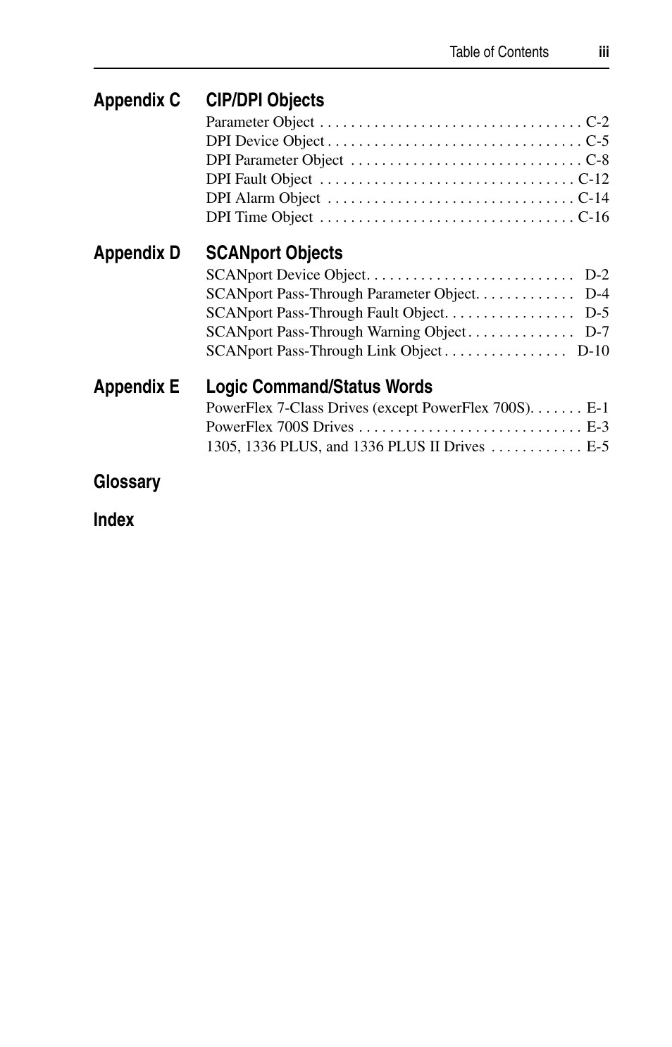 Rockwell Automation 1769-SM1 Compact I/O to DPI/SCANport Module User Manual | Page 7 / 176