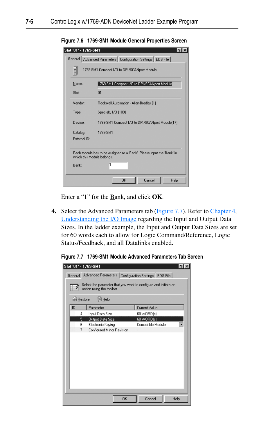 Similar to, Figure 7.6 | Rockwell Automation 1769-SM1 Compact I/O to DPI/SCANport Module User Manual | Page 90 / 176