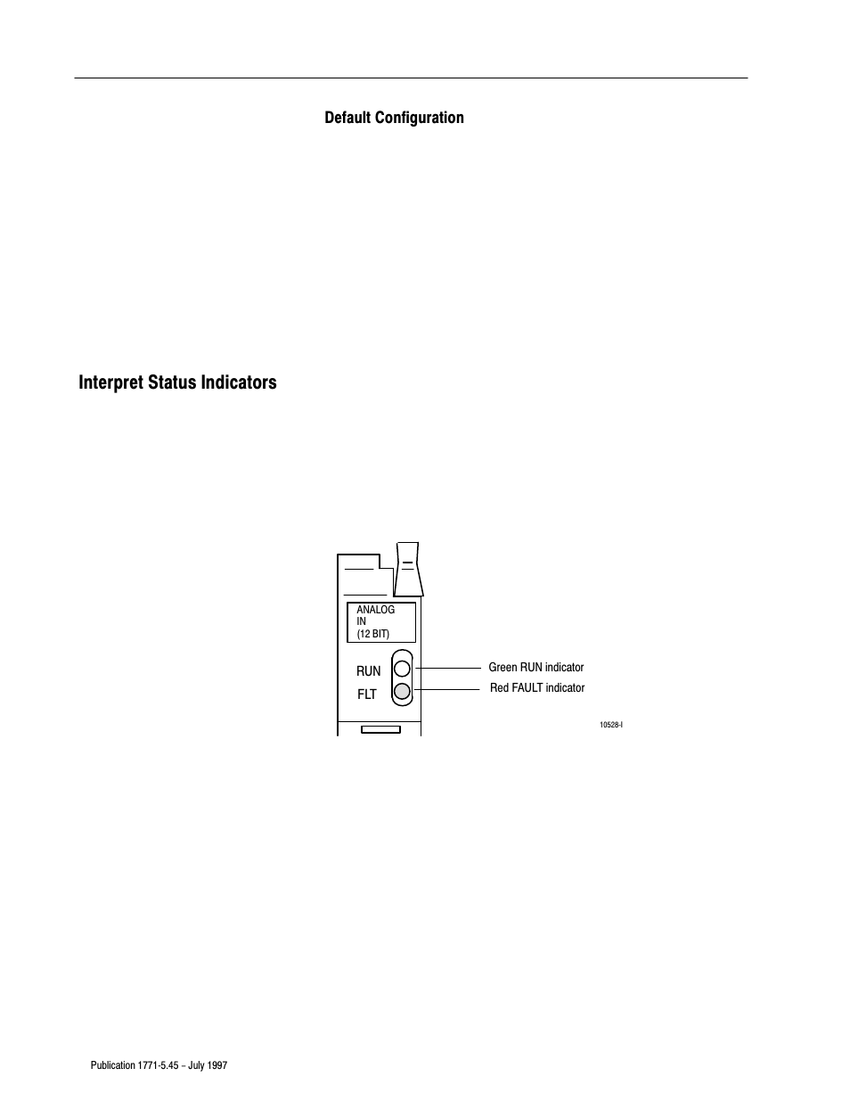 Interpret status indicators | Rockwell Automation 1771-IFE/C INSTL.INSTRUCTIONS ANALOG INPU User Manual | Page 12 / 16