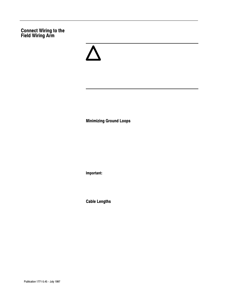 Connect wiring to the field wiring arm | Rockwell Automation 1771-IFE/C INSTL.INSTRUCTIONS ANALOG INPU User Manual | Page 6 / 16