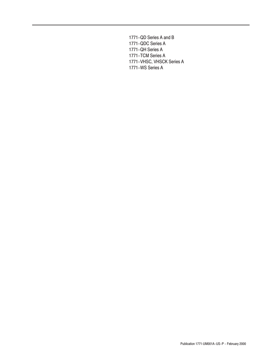 Rockwell Automation 1771-ASB/E Remote I/O Adapter User Manual User Manual | Page 85 / 94