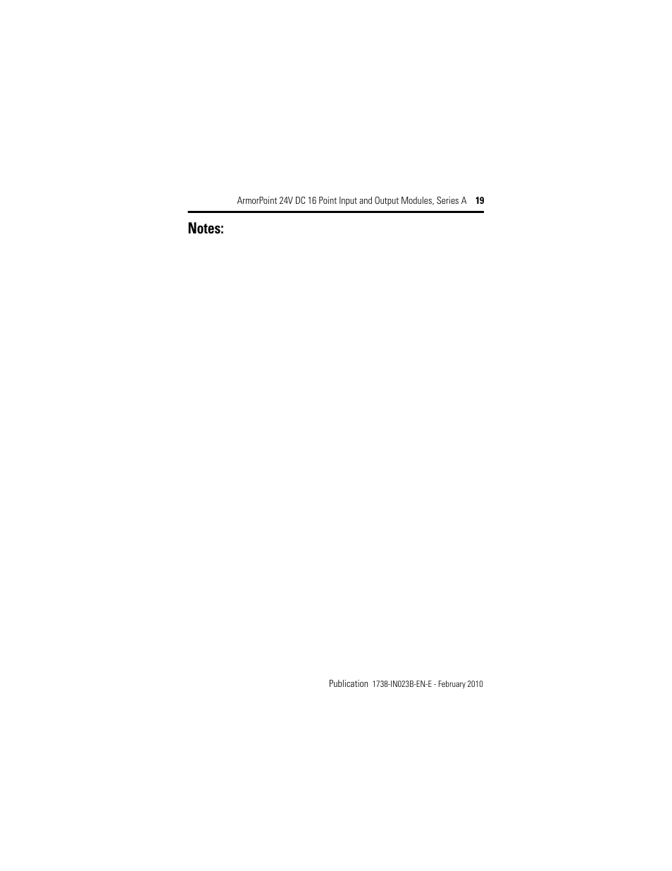 Rockwell Automation 1738-IB16DM12 ArmorPoint 24V DC 16 Point Input and Output Modules  User Manual | Page 19 / 20