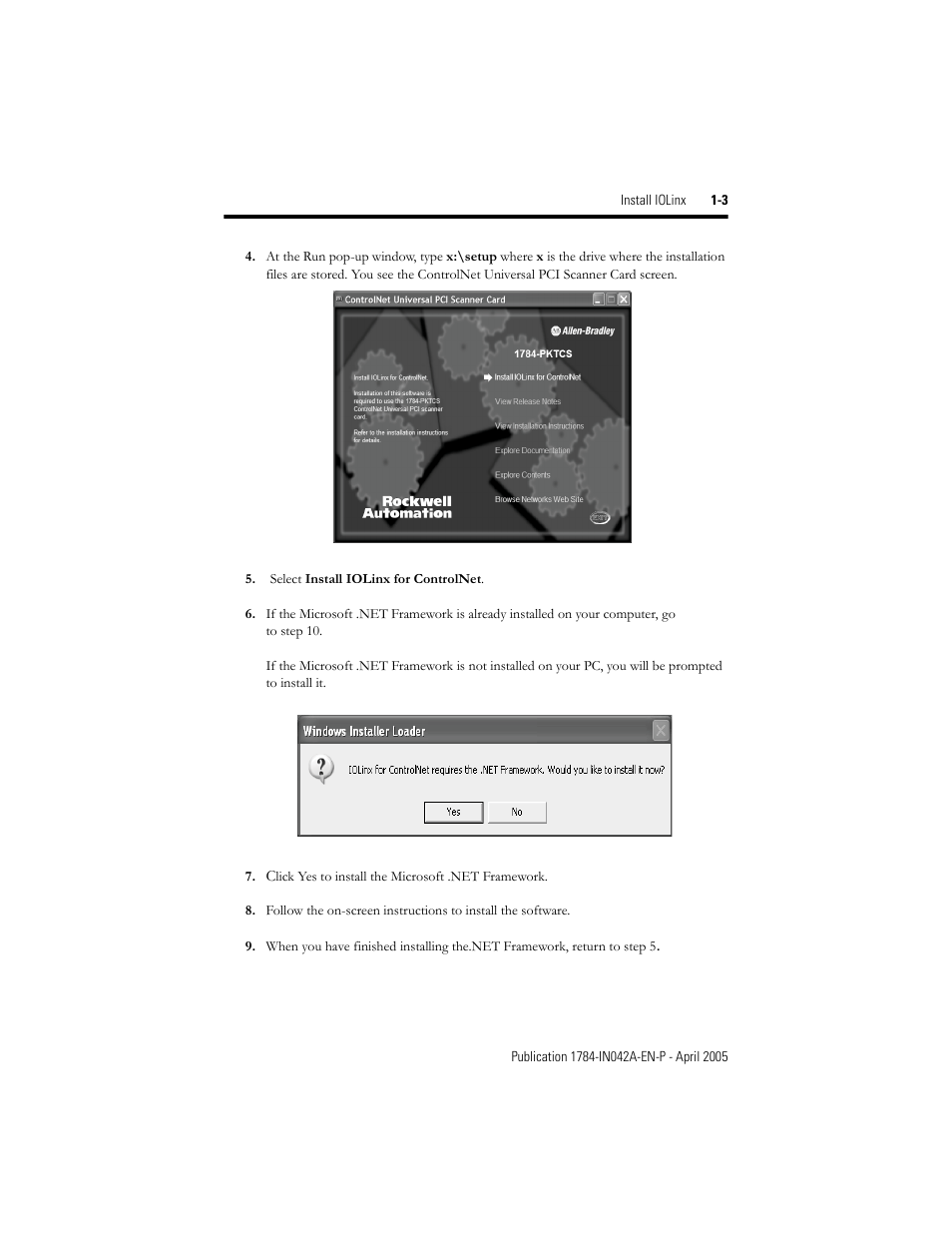 Rockwell Automation 1784-PKTCS ControlNet PCI Scanner Card Installation Instrucitons User Manual | Page 13 / 70