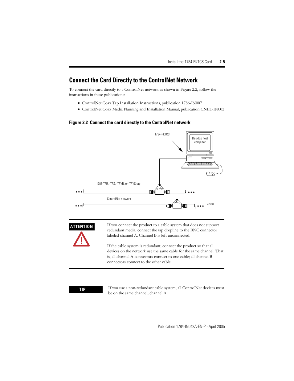 Rockwell Automation 1784-PKTCS ControlNet PCI Scanner Card Installation Instrucitons User Manual | Page 21 / 70