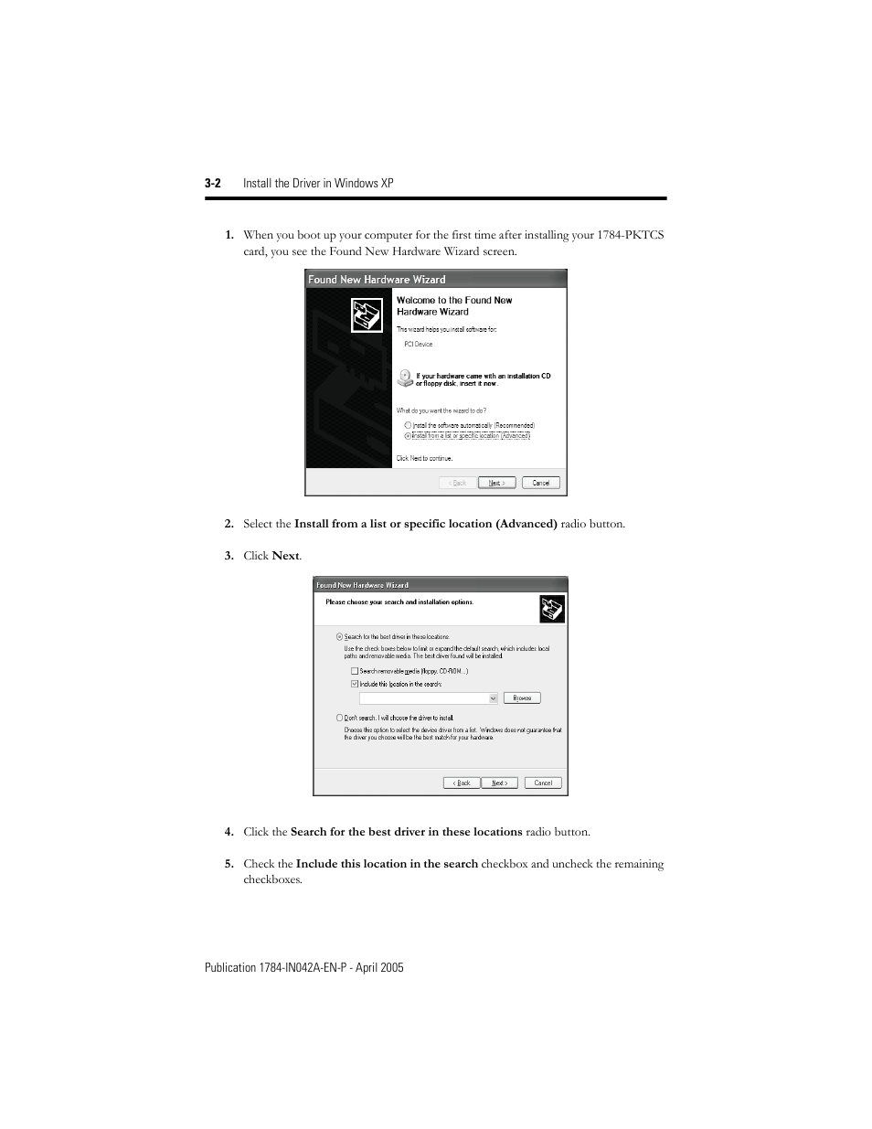 Rockwell Automation 1784-PKTCS ControlNet PCI Scanner Card Installation Instrucitons User Manual | Page 28 / 70
