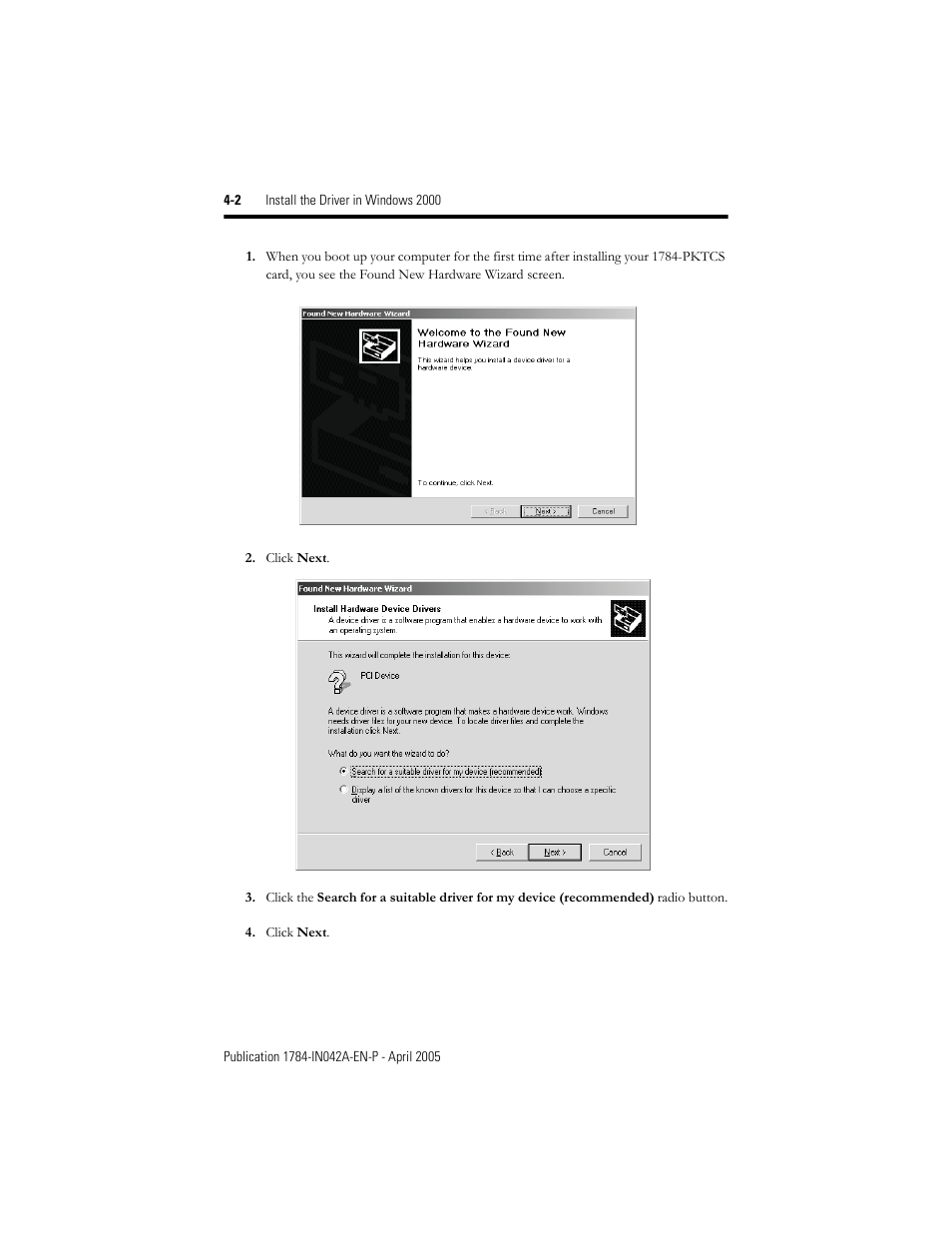 Rockwell Automation 1784-PKTCS ControlNet PCI Scanner Card Installation Instrucitons User Manual | Page 34 / 70