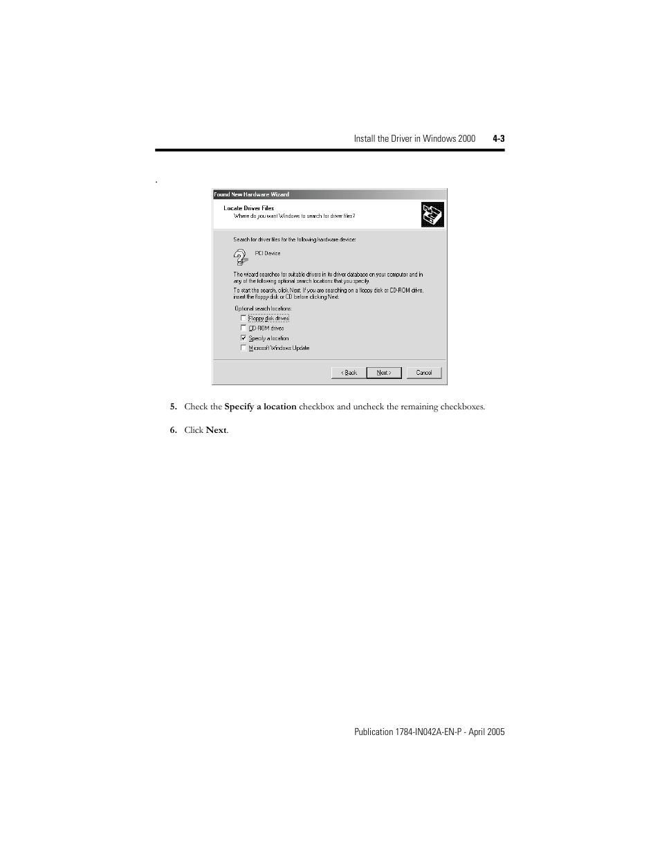 Rockwell Automation 1784-PKTCS ControlNet PCI Scanner Card Installation Instrucitons User Manual | Page 35 / 70