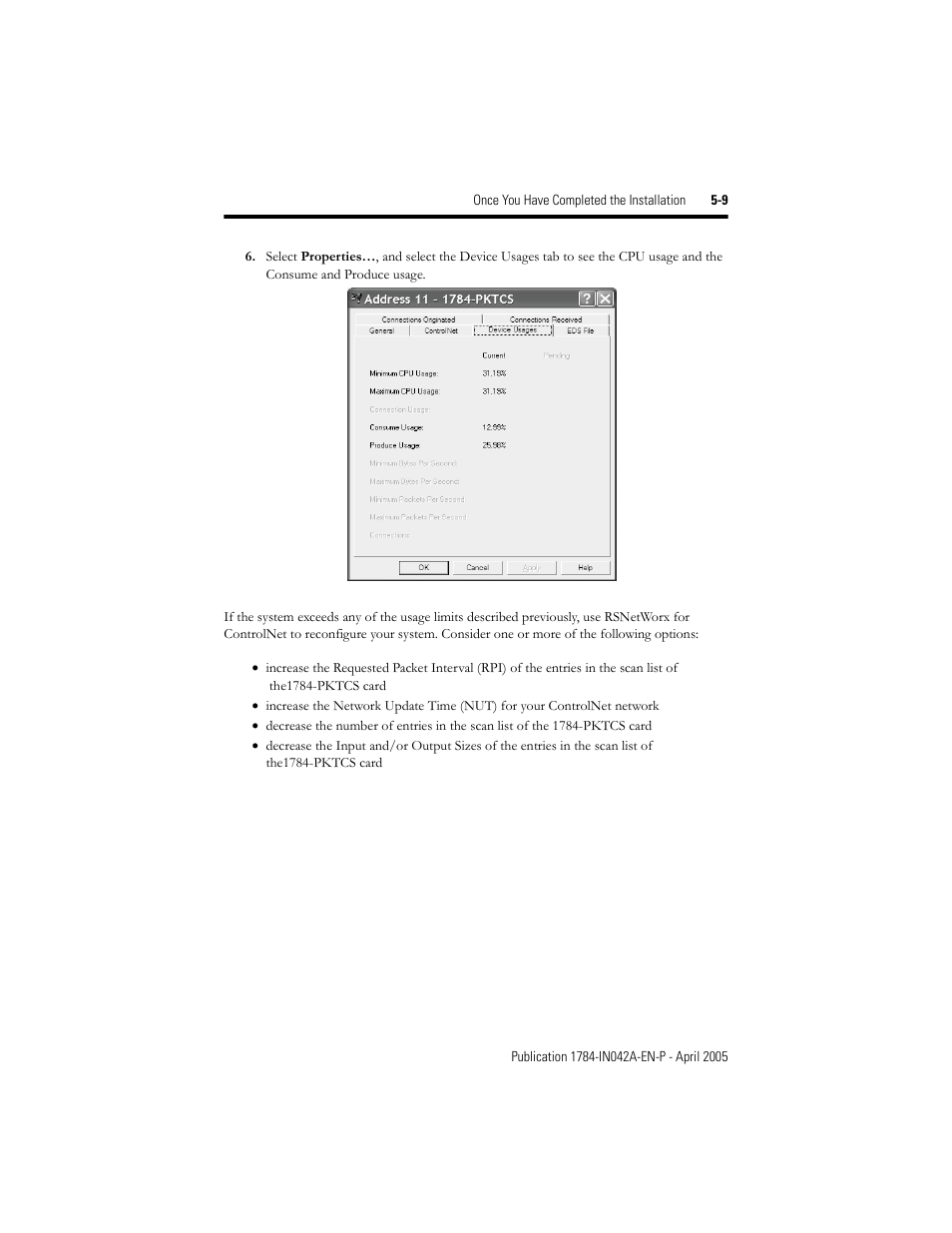 Rockwell Automation 1784-PKTCS ControlNet PCI Scanner Card Installation Instrucitons User Manual | Page 49 / 70