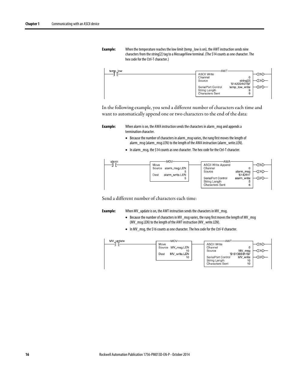 Rockwell Automation Logix5000 Controllers ASCII Strings Programming Manual User Manual | Page 16 / 32