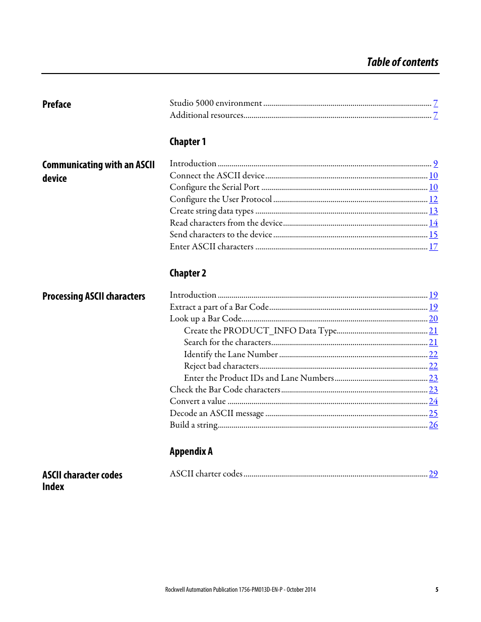 Rockwell Automation Logix5000 Controllers ASCII Strings Programming Manual User Manual | Page 5 / 32