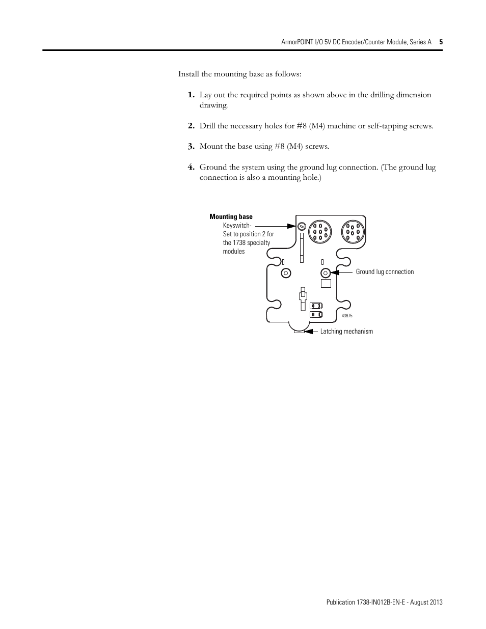 Rockwell Automation 1738-IJM23 ArmorPOINT I/O 5V DC Encoder/Counter Modules, Series A User Manual | Page 5 / 18