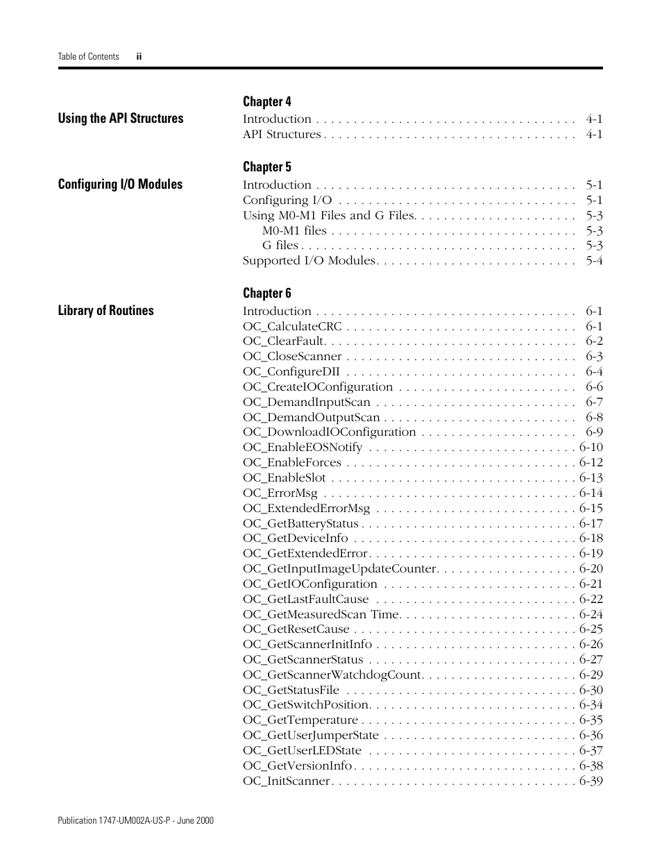 Rockwell Automation 1747-PCIS API Software -  Open Controller User Manual | Page 10 / 174