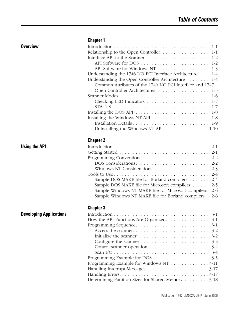 Rockwell Automation 1747-PCIS API Software -  Open Controller User Manual | Page 9 / 174