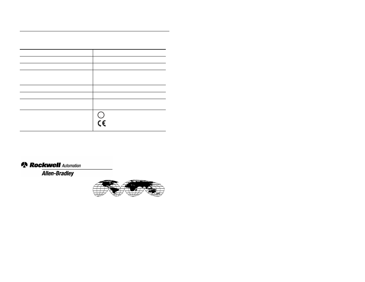 Specifications, Worldwide representation | Rockwell Automation 1747-PCIS2 PCI Bus Card User Manual | Page 12 / 12