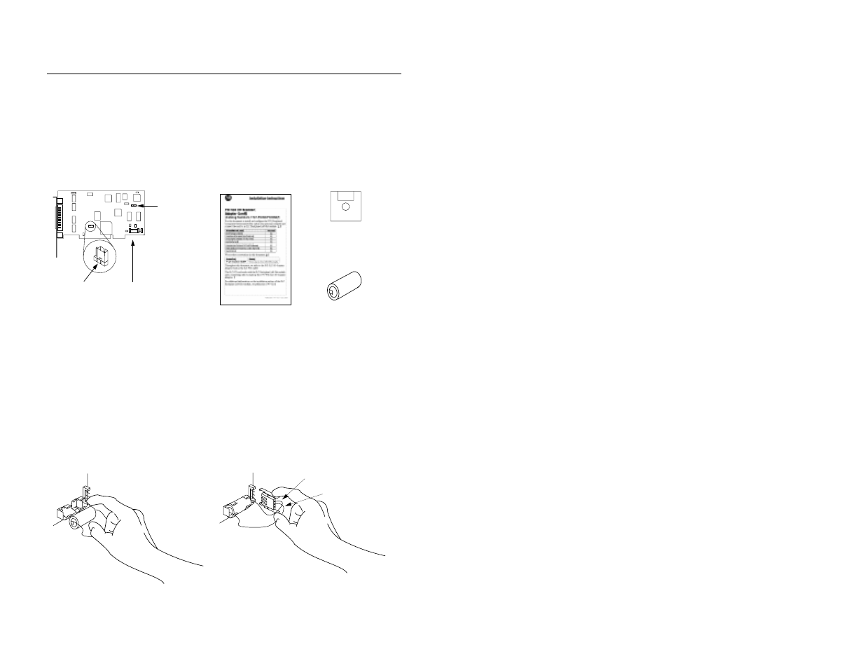 Verify package contents, Installing the battery and its connecting jumper | Rockwell Automation 1747-PCIS2 PCI Bus Card User Manual | Page 3 / 12