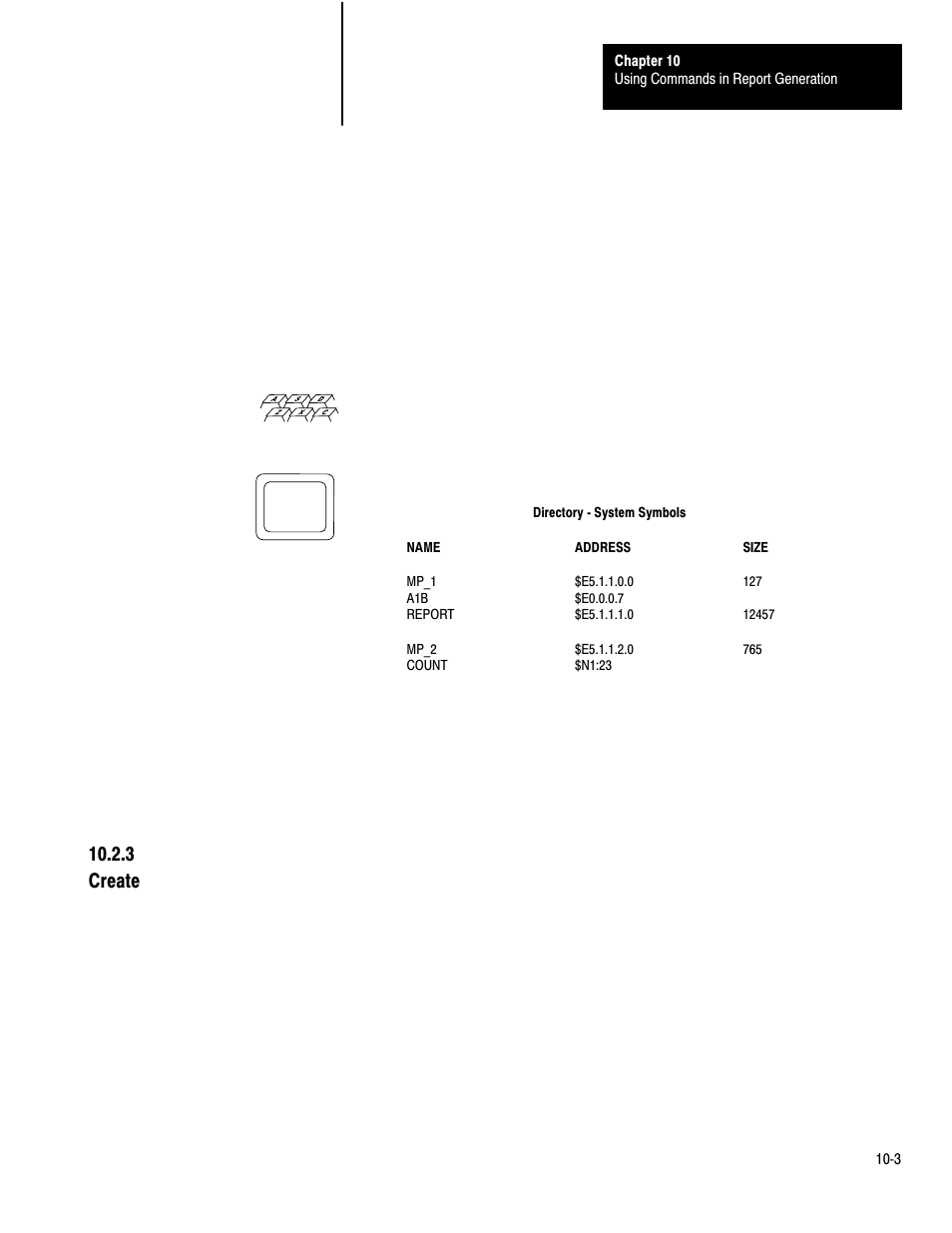 10ć3, 3 create | Rockwell Automation 1775-S4B,D17756.5.3 User Manual SCANNER/MSG HND User Manual | Page 106 / 167