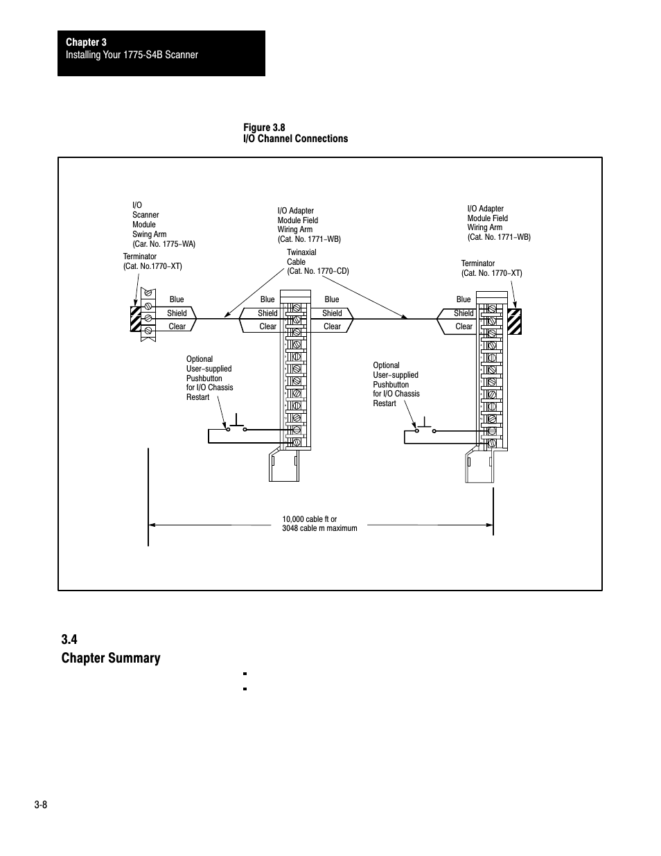 4 chapter summary | Rockwell Automation 1775-S4B,D17756.5.3 User Manual SCANNER/MSG HND User Manual | Page 22 / 167