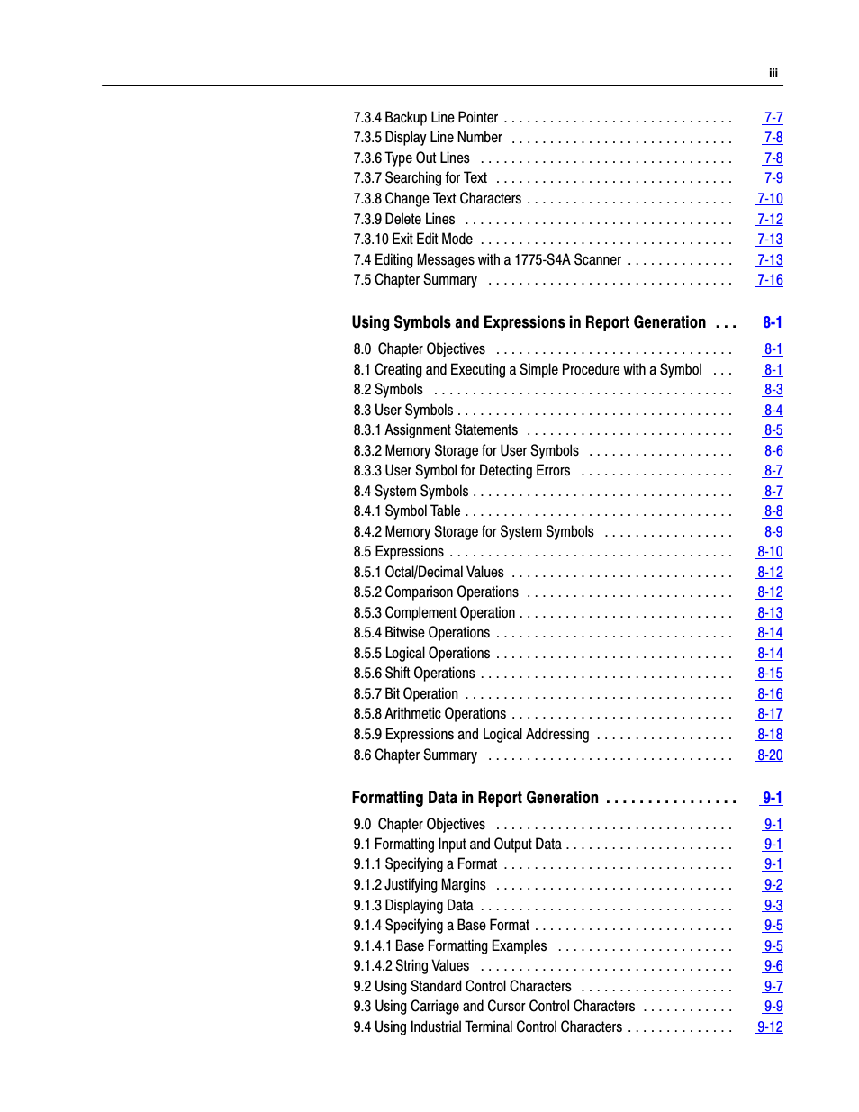 Rockwell Automation 1775-S4B,D17756.5.3 User Manual SCANNER/MSG HND User Manual | Page 4 / 167